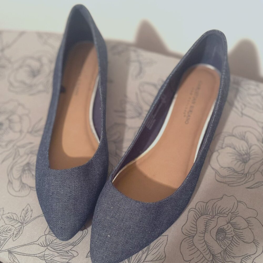 Denim Flats